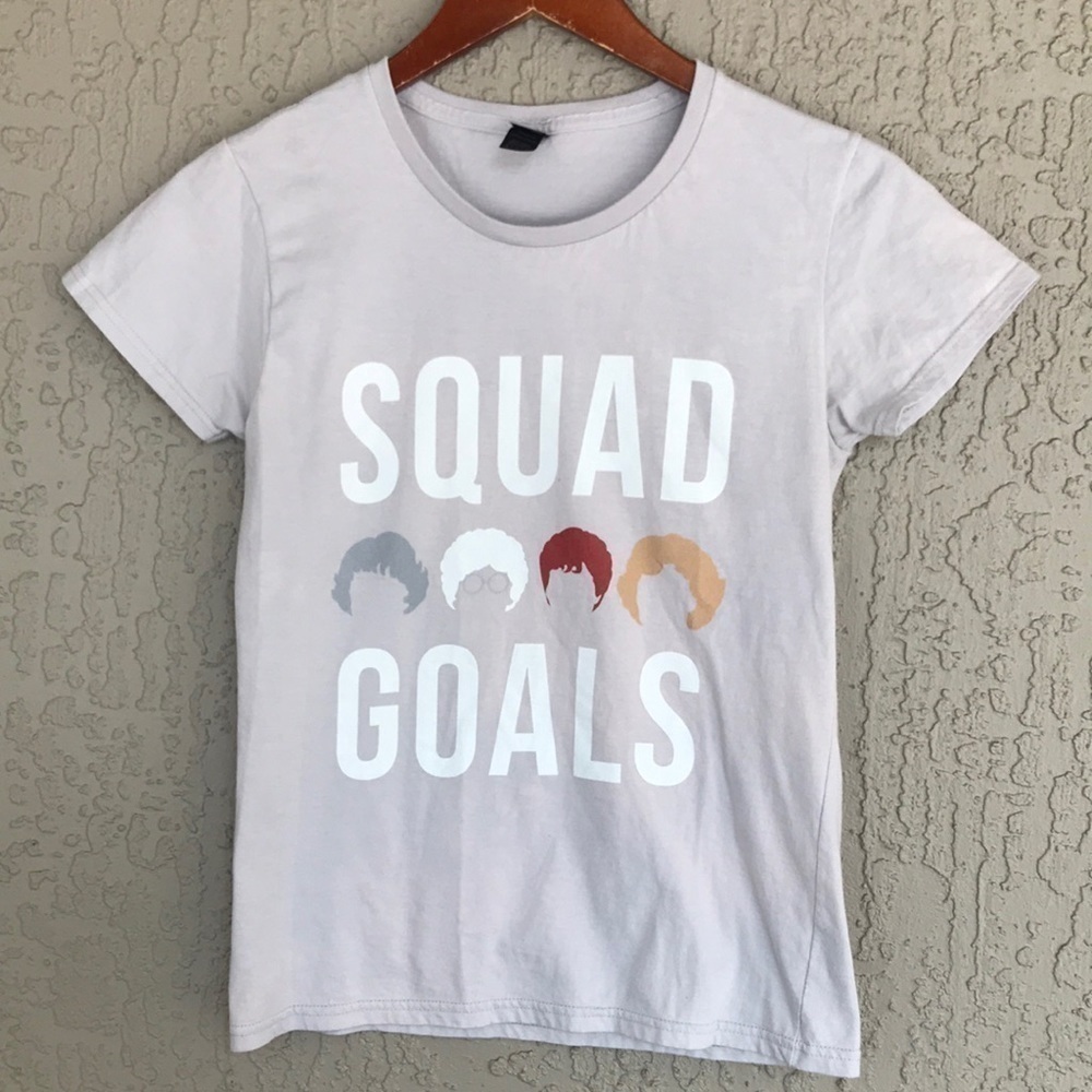 Anvil Golden Girls Squad Goals Graphic Short Sleeve T-Shirt